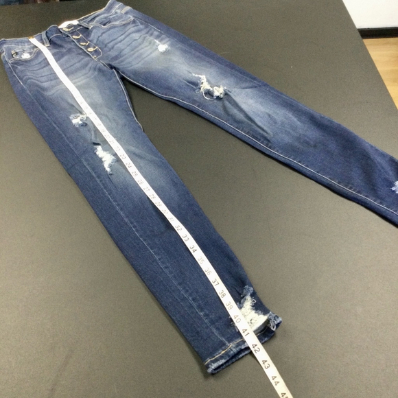 Women's KanCan Jeans, Size 27, Dark Blue - Picture 5 of 10